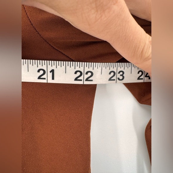 Marc New York Andrew Marc Women’s Brown Blouse Shirt Small - Picture 6 of 7